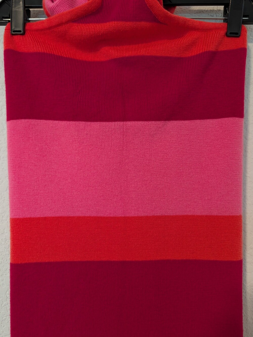 Camila Coelho Pink Orange Colorblock Open Tie Back Halter Emlyn Knit Midi Dress - Picture 5 of 13